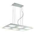 thumbnail image 1 of PD617-6R Jesco Lighting Lumidisque - Six Light Rectangular Adjustable Pendant, 1 of 2