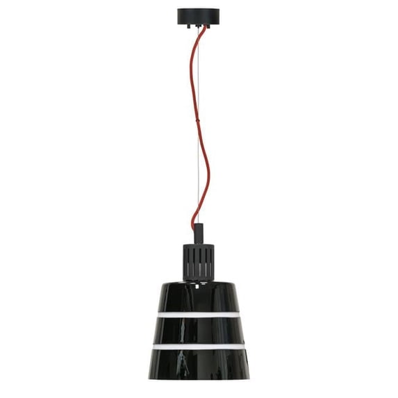 Jesco Lighting PD832-3090-BKBK Madison AC LED Pendant Black & White