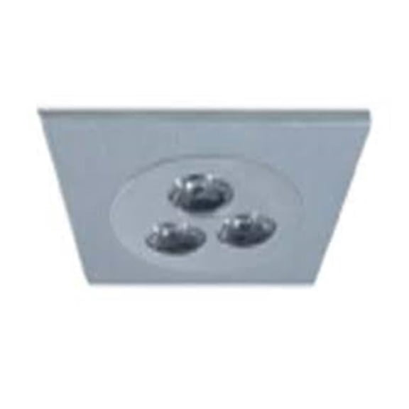 Jesco Lighting PK602LED40 3-Light 1W LED Square Slim Disk, 4000K