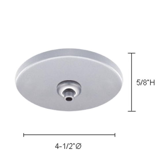 Jesco Lighting QAC-1C-RTCH Ceiling Mono & Multipoints- Chrome