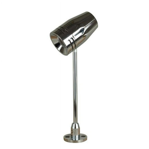 Jesco Lighting SP201LEDS1230CH 12 in. Adjustable LED Spot Light with Straight Stem 3000K, Chrome