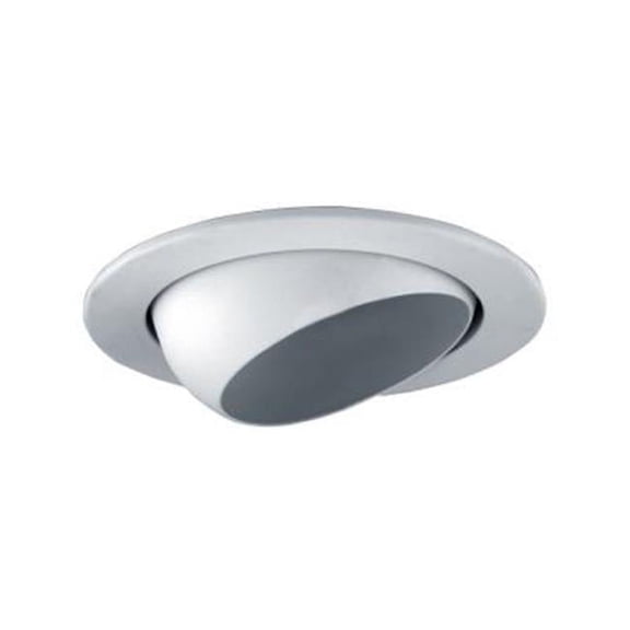 Jesco Lighting TM205WH 4 in. Adjustable Eyeball Trim- White