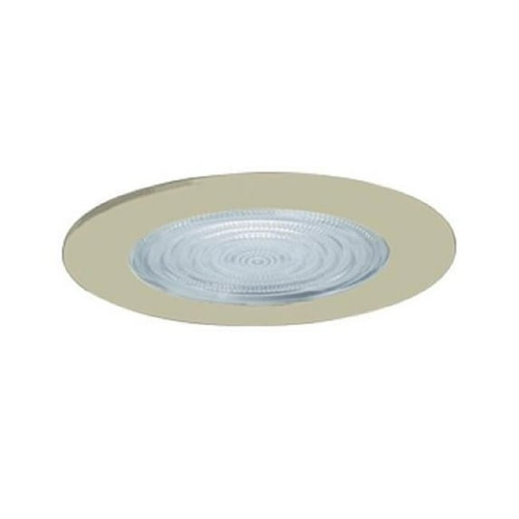 Jesco Lighting TM5507ST 5 - inch Line Voltage Shower Trim with Fresnel Lens Trim Satin Chrome Finish