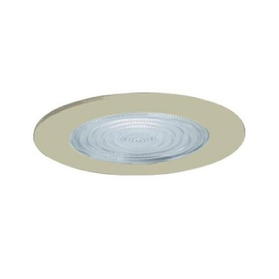 Jesco Lighting TM5507ST 5 - inch Line Voltage Shower Trim with Fresnel Lens Trim Satin Chrome Finish