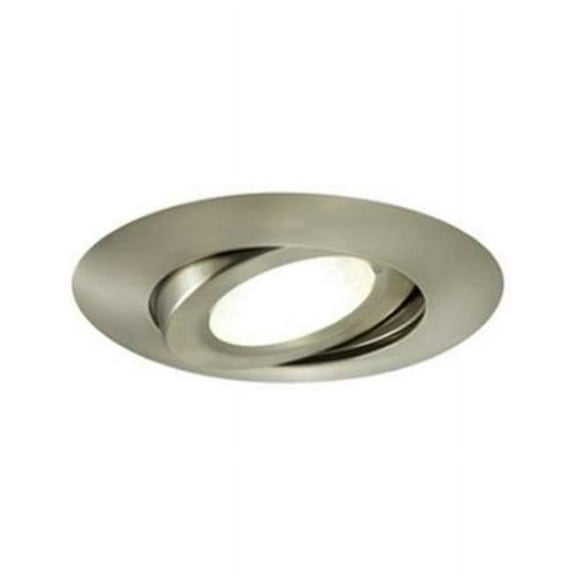 Jesco Lighting TM603ST 6 in. Adjustable Gimbal Ring Trim- Satin Chrome