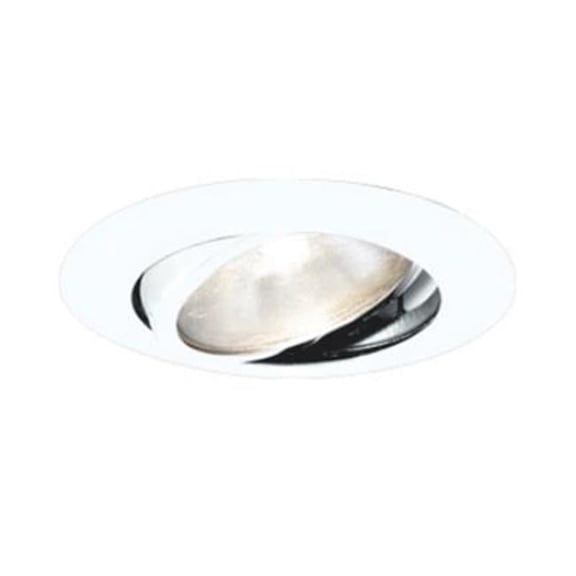 Jesco Lighting TM604WH 6 in. Adjustable Gimbal Ring Trim- White