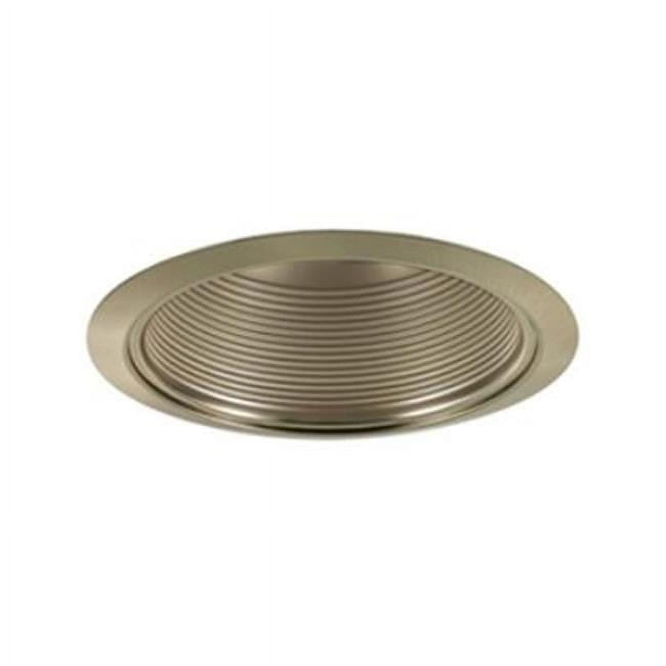 6-Inch Satin Chrome Ceiling Hanging Step Baffle Trim