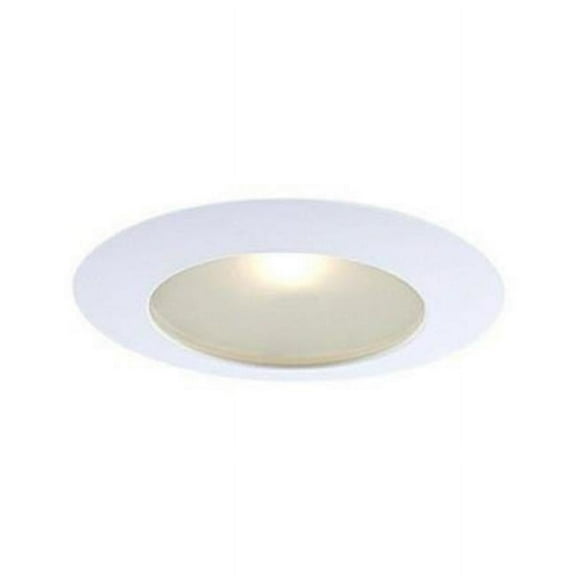 Jesco Lighting TM616WH 6 in. Flat Shower Recessed Lighting Trim- White