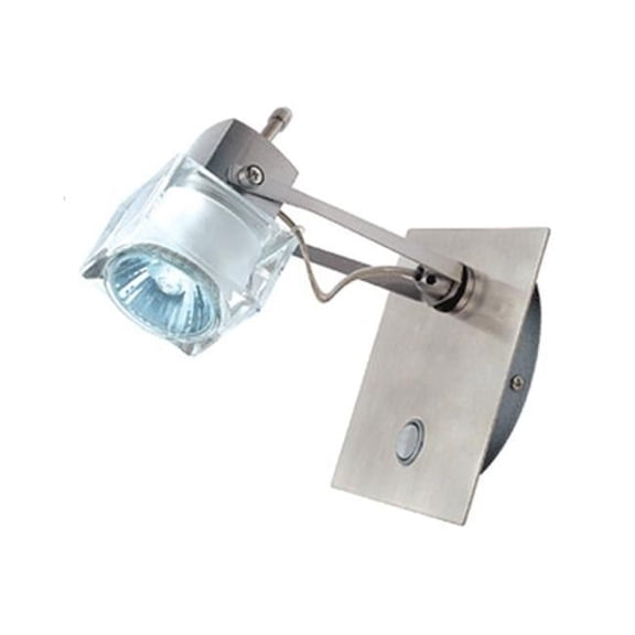 Jesco Lighting WAS1190FR Gu10 50W with Switch & Frosted Glas