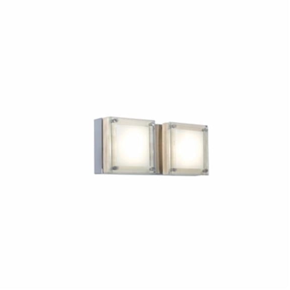 Jesco Lighting WS306H-2BI 2-Light Wall Sconce Quattro Line Voltage - Series 306.- Birch