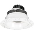 thumbnail image 1 of Jesco RLF-2608-RTL-SW5-WH 2 in. 8W 5CCT 90CRI LED Gimbal Miniature Trimless Recessed Downlight with Mud-in Flange & Remote Driver, White, 1 of 1