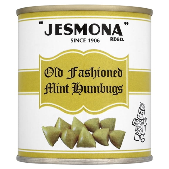 Jesmona Old Fashioned Mint Humbugs Sweets Tin 250g (Pack of 6)