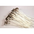 thumbnail image 1 of Jess Mae LX Candle Wicks - 50 ct - 6 Inches - Custom Assemblies (Pre-Waxed with Sustainer Tabs) - for DIY Candle Making Supplies - Made in USA - Hand Counted by US Veteran (LX-26), 1 of 1