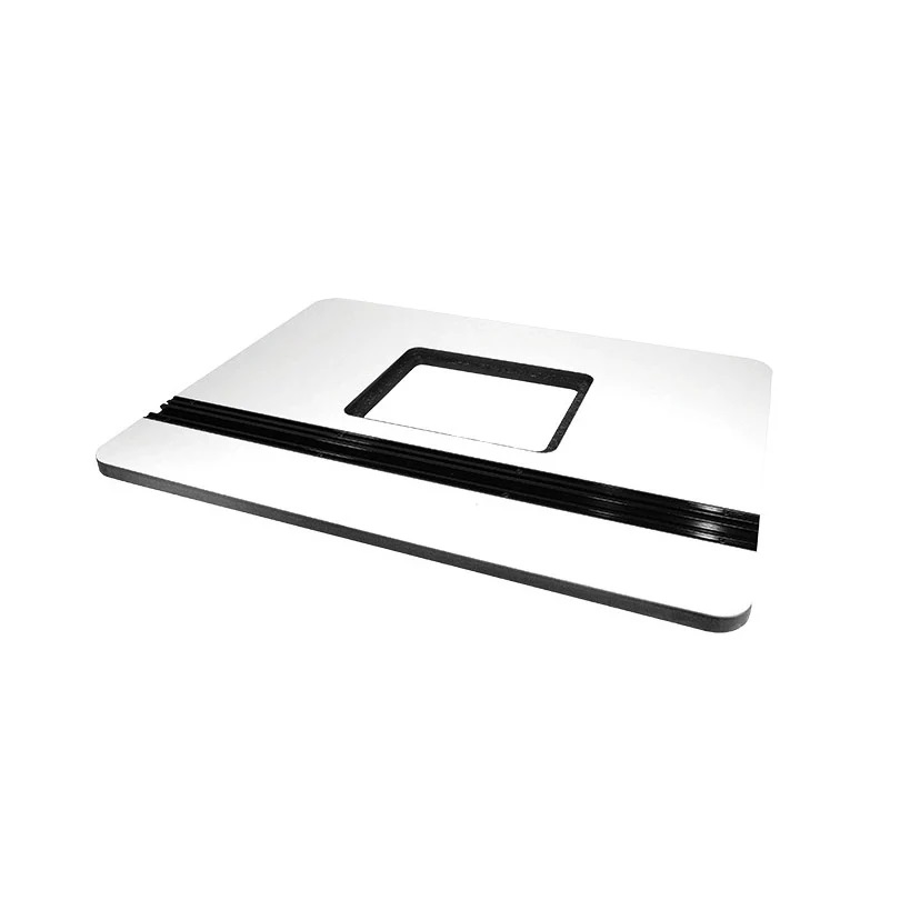 JessEm 02027 Router Lift Corner Leveling Pads – Set Of 4 Aluminum Pads For Mounting Jessem Lifts To Non-Jessem Tables