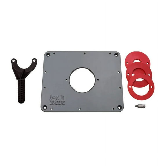 JessEm 03101 Rout-R-Plate Phenolic Router Table Insert Plate - Imperial ...
