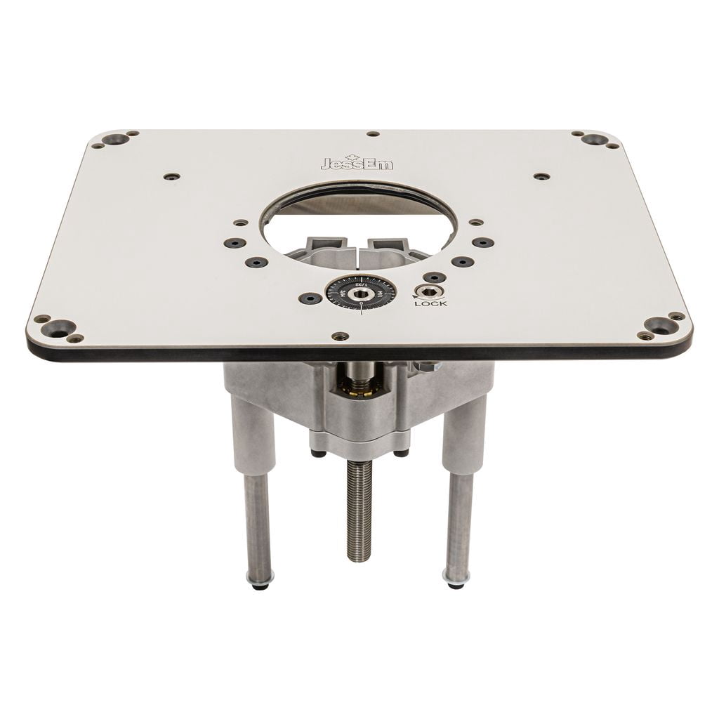 JessEm Rout-R-Lift 3.5XT Router Lift System with Heavy Duty Aluminum Precision Micro Height Adjustment Router Table