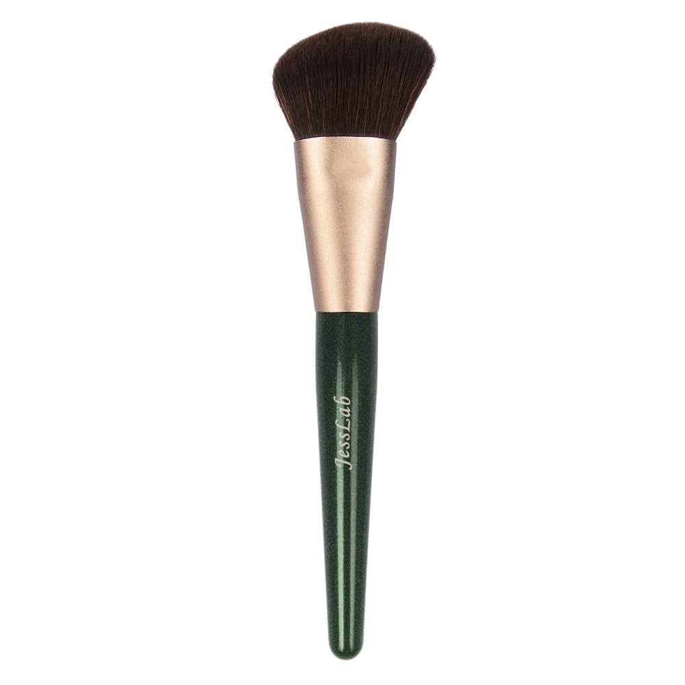JessLab Contour Brush, Wooden Handle Contour Brush, Face Makeup Brush