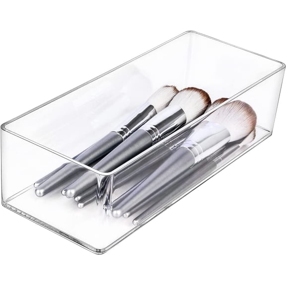 JessLab Acrylic Makeup Organizer with 1 Compartment for Storage & Jewelry Display
