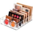 thumbnail image 1 of JessLab Large Palette Organizer with 7-Section Divided Storage, Transparent, 1 of 7