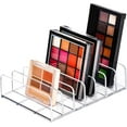 thumbnail image 1 of JessLab Acrylic Eyeshadow Palette Organizer with 7 Sections, Transparent, 1 of 5