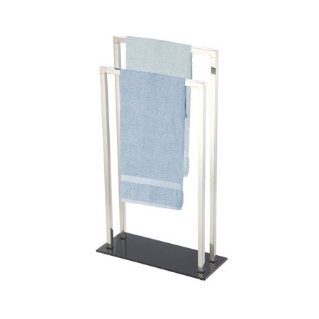 Jessar - Double Standing Towel Rack, Silver