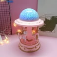 thumbnail image 1 of Jessboyy Carousel Music Box For Girls Creative Star Projection Lantern Carousel Music Box Music Box Girl Holiday Gift, Gift,, 1 of 7