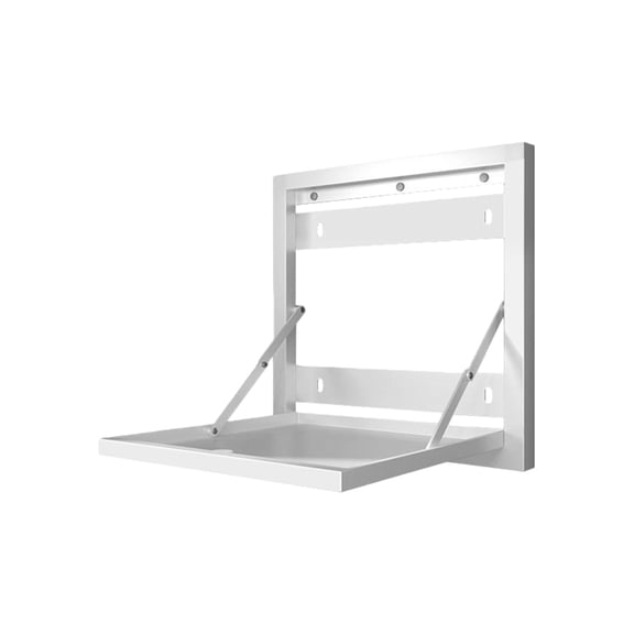 Jesscasday 1.2mm Thick Carbon Steel Projector Wall Mount Bracket Magnetic Open Close Strong Finish for 22.5x22.5cm Projectors