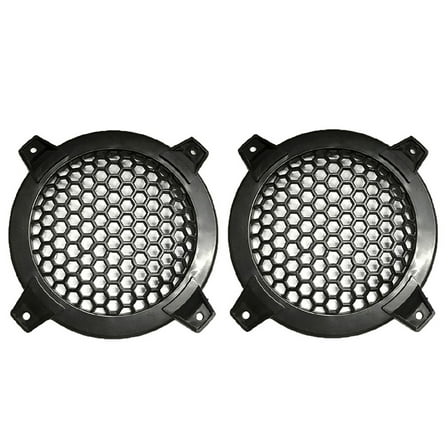 Jesscasday 1 Pair Auto Speaker Cover Car Audio Subwoofer Grille Accessories 4 Inches 123mm