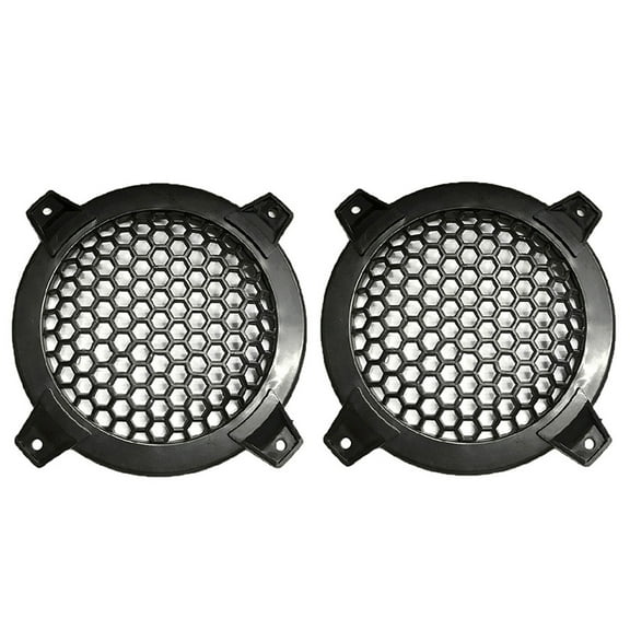Jesscasday 1 Pair Auto Speaker Cover Car Audio Subwoofer Grille Accessories 4 Inches 123mm