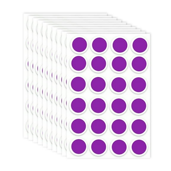 Jesscasday 10 Sheets Detection Sticker for Sunscreen Sun Protections Sticker Ultraviolets Sun Sticker Sunscreen Reminder Sticker
