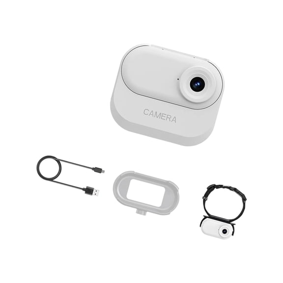 Jesscasday 1080p High-Definition Wearable Camera Magnetic Charging Action Camera For pet Riders Vloggers Compact Lightweight Build