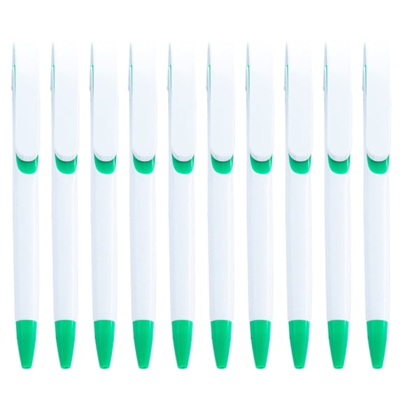 Jesscasday 10Pcs Easy Grip Ballpoint Pens Set Long Retractable Auto Ballpoint Pens Set