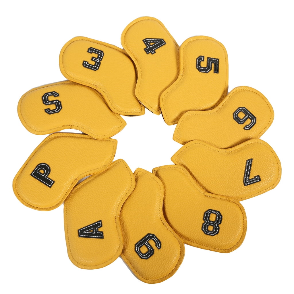 Jesscasday 10Pcs Golfs Head Cover Men Women Golfs Driver Golfs Club Cover Iron Headcover
