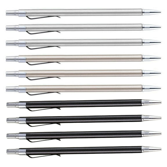 Jesscasday 10Pcs Mechanical Pencil 0.5 OR 0.7 Drawing Automatic Pencil for Writing Drafting