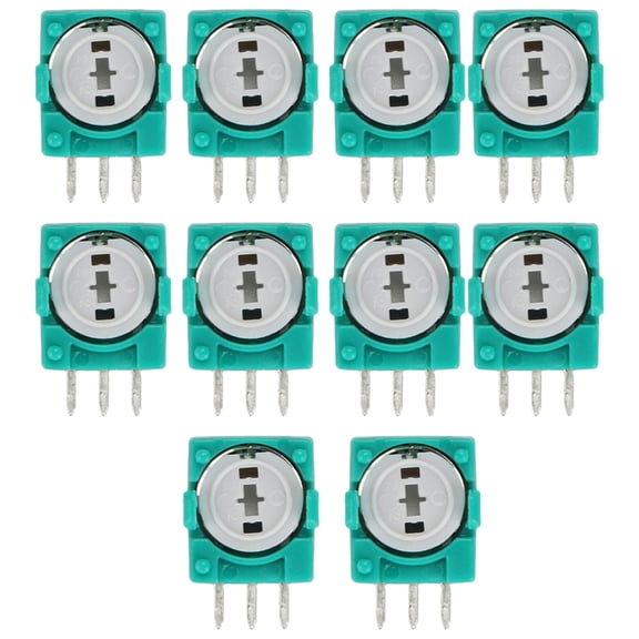 Jesscasday 10x3D Analog Joystick Potentiometer Sensor Modules Thumb Stick Controller Micro Switches Repair Accessory for XB 360