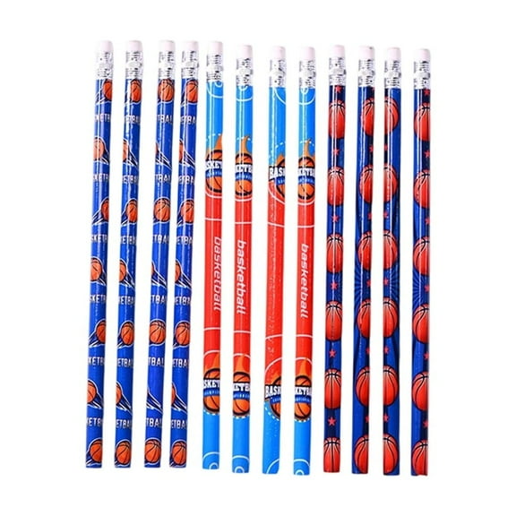 Jesscasday 12 Pcs Wooden Pencils Drawing Pencils Writing Pencils Football Themed Pencils