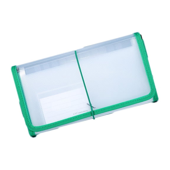 Jesscasday 13 Pockets Receipt Storage Bag Large Capacity Receipt Organizers Receipt Holder