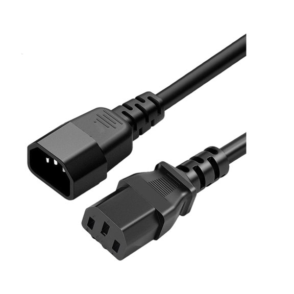 Jesscasday 18AWG C13 C14 Power Extension Cord With Flame Retardant PVC Coating Computer Power Extension Cable For Industrial Use