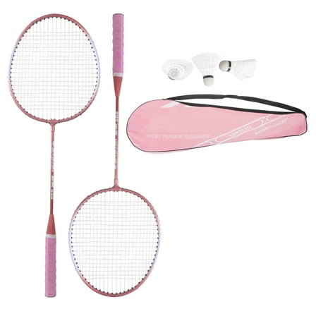 Jesscasday 1Pair Shuttlecocks Racquet Sports Set Badminton Racket for Adults Kids Players