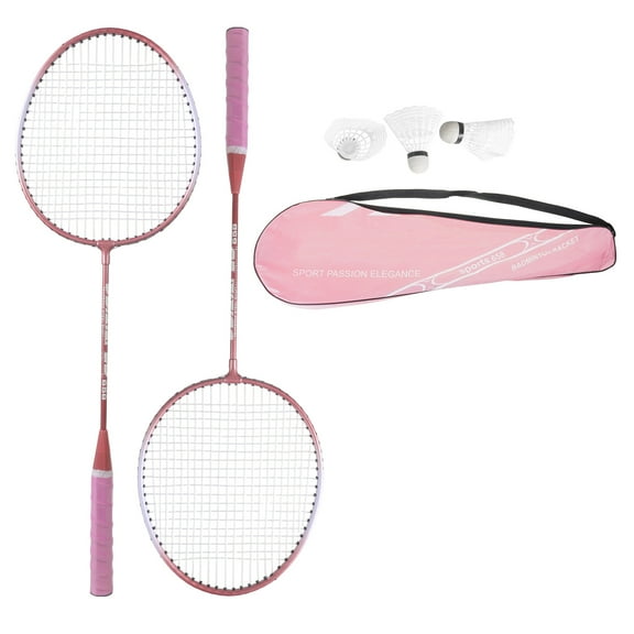 Jesscasday 1Pair Shuttlecocks Racquet Sports Set Badminton Racket for Adults Kids Players
