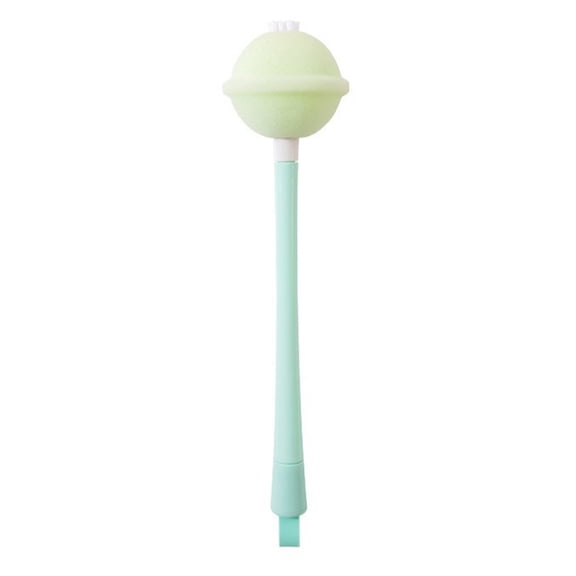 Jesscasday 2 In 1 Lollipop Shaped Sponge Bottle Cup Nipple Brush with Long Handle Cleaner