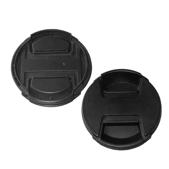 Jesscasday 2 Piece 49mm Camera Lens Cap Precised Locking Mechanism Scratch Resistant
