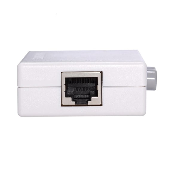 Jesscasday 2 Port RJ45 Networks Switches 2 to 1 RJ45 Splitter Internet Extender RJ45 Connector Coupler Ethernet Cable Adapter
