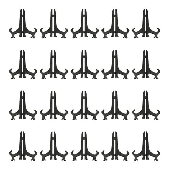 Jesscasday 20Pcs Easel for Displaying Pictures and Decorative Plates Photo Display Stand