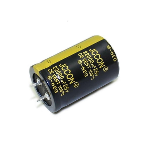 Jesscasday 25V 22000uF Aluminum Electrolytic Capacitor 30x45mm Low ESR Impedance 20%