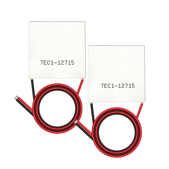 Jesscasday 2Pcs TEC1-12715 Cooling Plate Heatsink Thermoelectric Cooling Module 12V-15.4V 15A Semiconductor Refrigeration Tablets