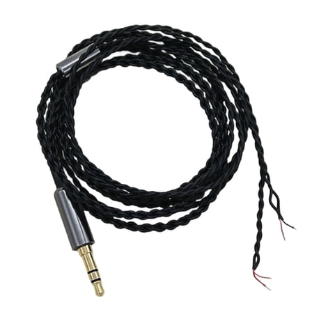 Jesscasday 3.5mm 1/8inch to Speaker Wire Pigtail Connector Adapter Repair Sound Cable
