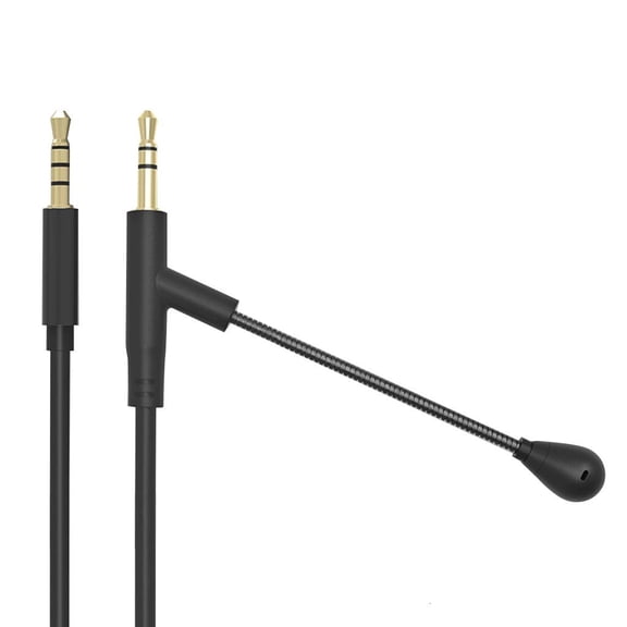 Jesscasday 3.5mm Boom Microphone Volume Cable For V-MODA Crossfade M-100 for LP LP2 M-80 V-