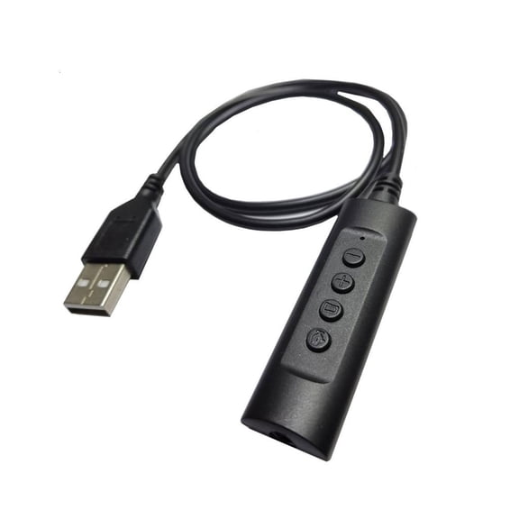 Jesscasday 3.5mm to Usb Sound Card Strong Compatibility MultiFunctions Controllers 39.37in