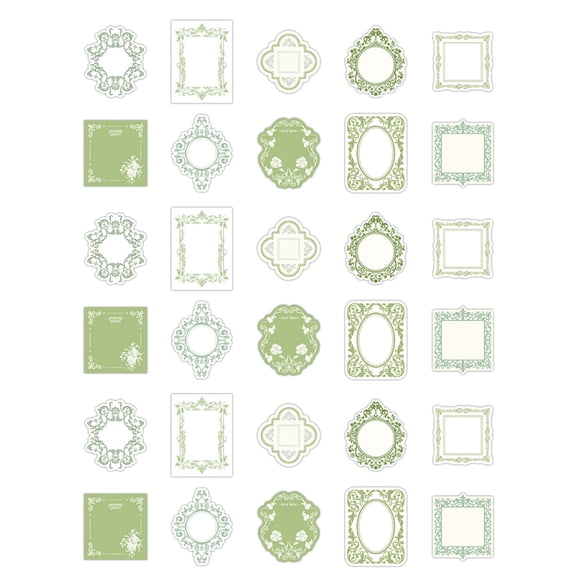 Jesscasday 30 Sheets Aesthetic Notepads Craft Paper Framework Notepads Message Notes Paper